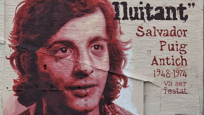Telediario Fin de Semana - 50 años de la ejecución de Salvador Puig Antich (FOTO: ROCBLACKBLOCK / FER ALCALÁ)