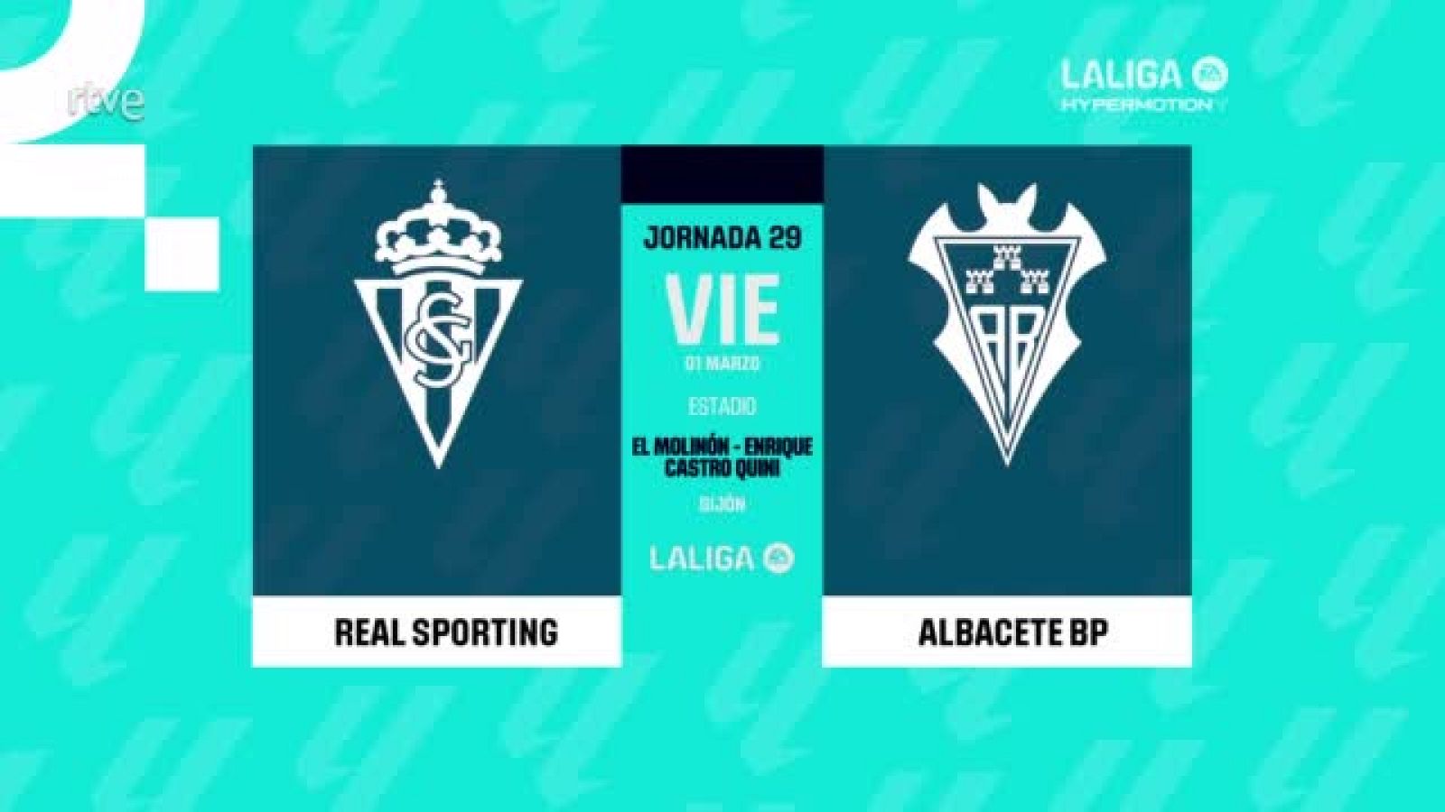Sporting - Albacete: resumen del partido, 29ª jornada | Ver