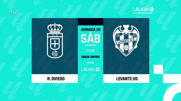Resúmenes de LaLiga - Oviedo - Levante: resumen del partido de la 29ª jornada de Liga | Segunda