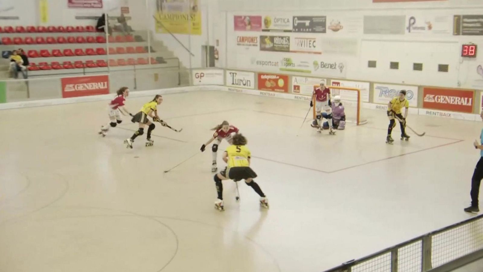 Hockey patines - OK Liga Iberdrola femenina. 17ª jornada: Generali HC Palau de Plegamans - CP Esneca Fraga - ver ahora