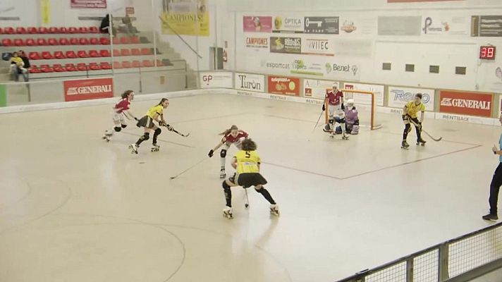 Hockey sobre patines - OK Liga Iberdrola femenina. 17ª jornada: Generali HC Palau de Plegamans - CP Esneca Fraga