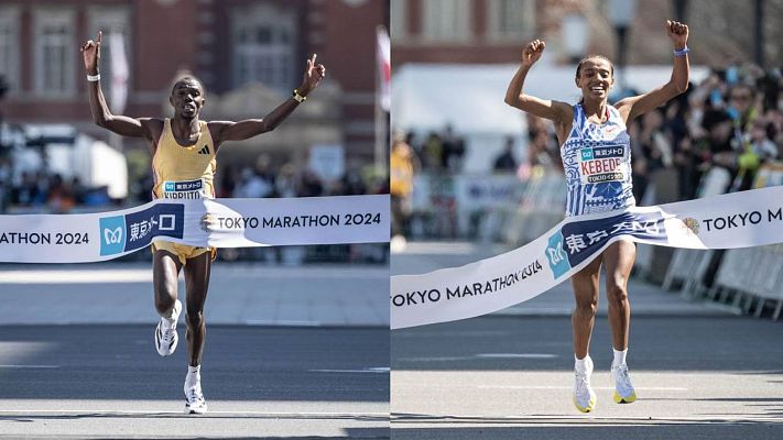 Atletismo - Kipruto y Kebede ganan el maratón de Tokio con marcas récord