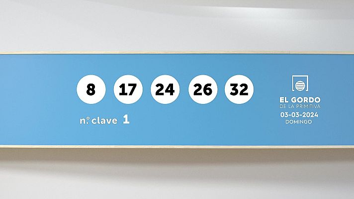 SELAE - Sorteo de la Lotería Gordo de la Primitiva del 03/03/2024