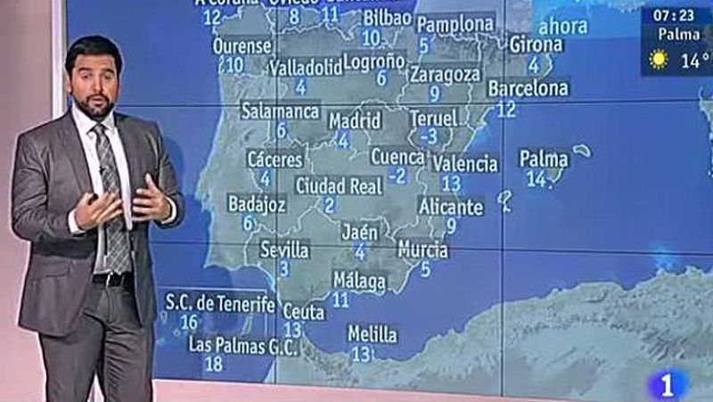 Frente frío con lluvias en el norte - El tiempo | Ver