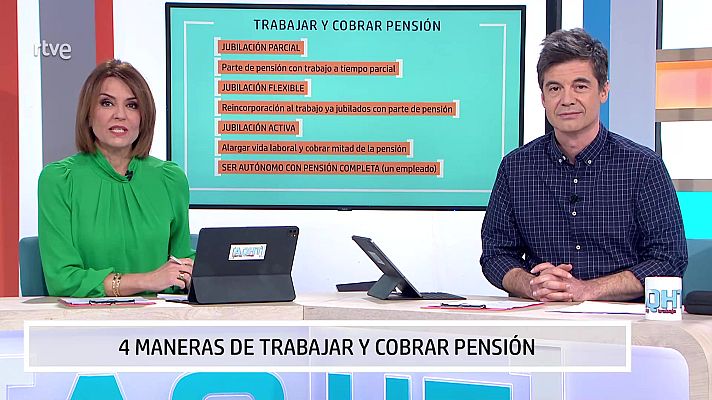 Aquí hay trabajo - 4 formas de trabajar y cobrar la pensión a la vez