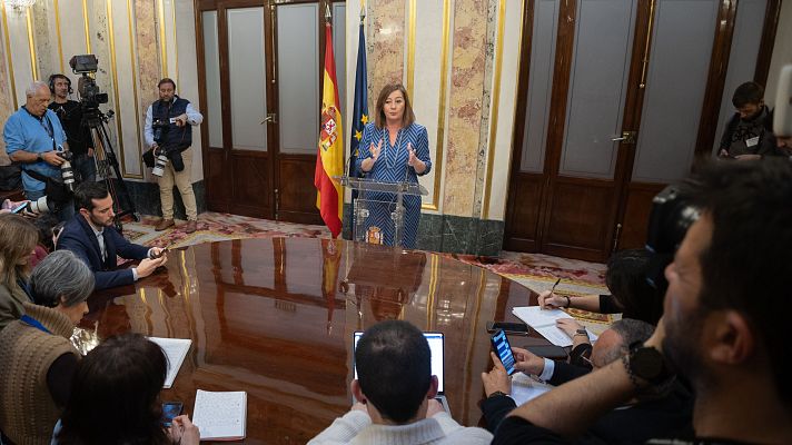 Telediario 1 - La comparecencia de Armengol por el 'caso Koldo' centra la jornada en el Congreso