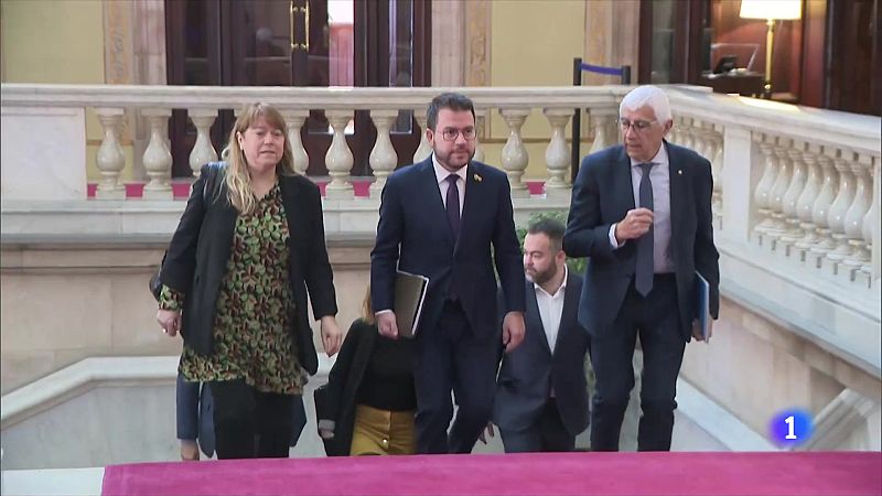 Pere Aragonés fa equilibris per sumar els Comuns als Pressupostos - L'Informatiu | Veure