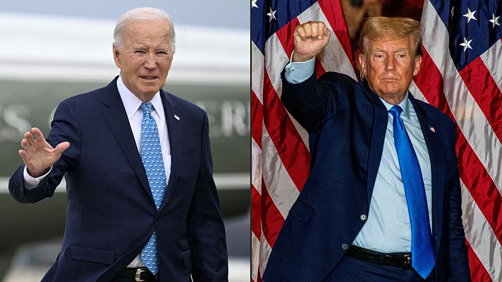 Telediario 2 - Biden y Trump arrasan en el 'Supermartes' y se preparan para las presidenciales