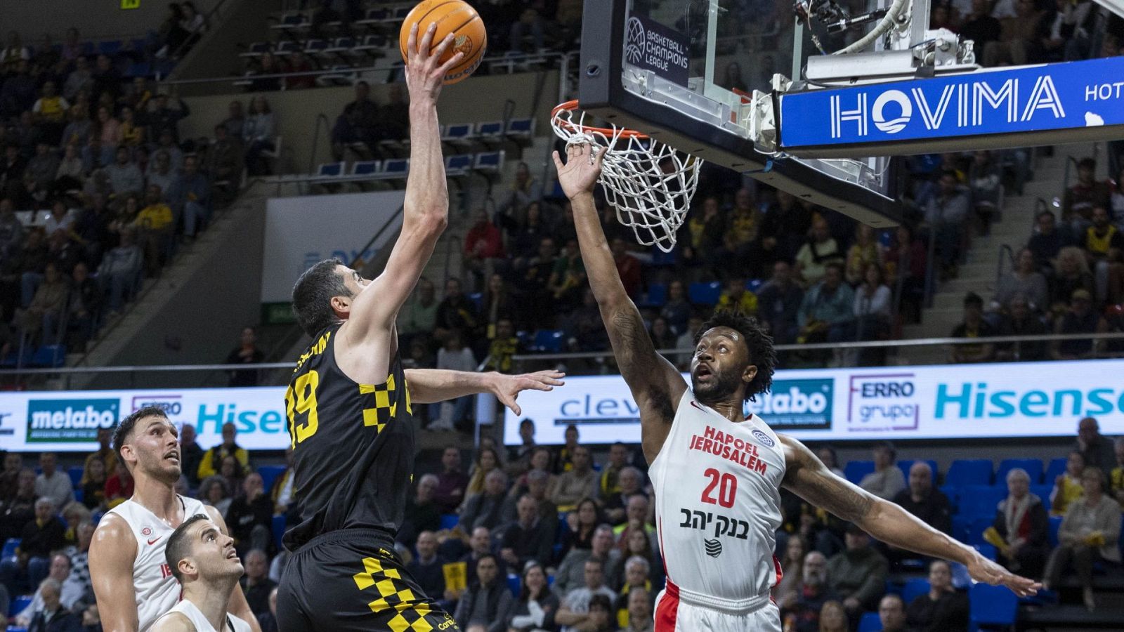 Baloncesto - Champions League. 1/8 Final: Lenovo Tenerife - Hapoel Yahav Jerusalem - ver ahora