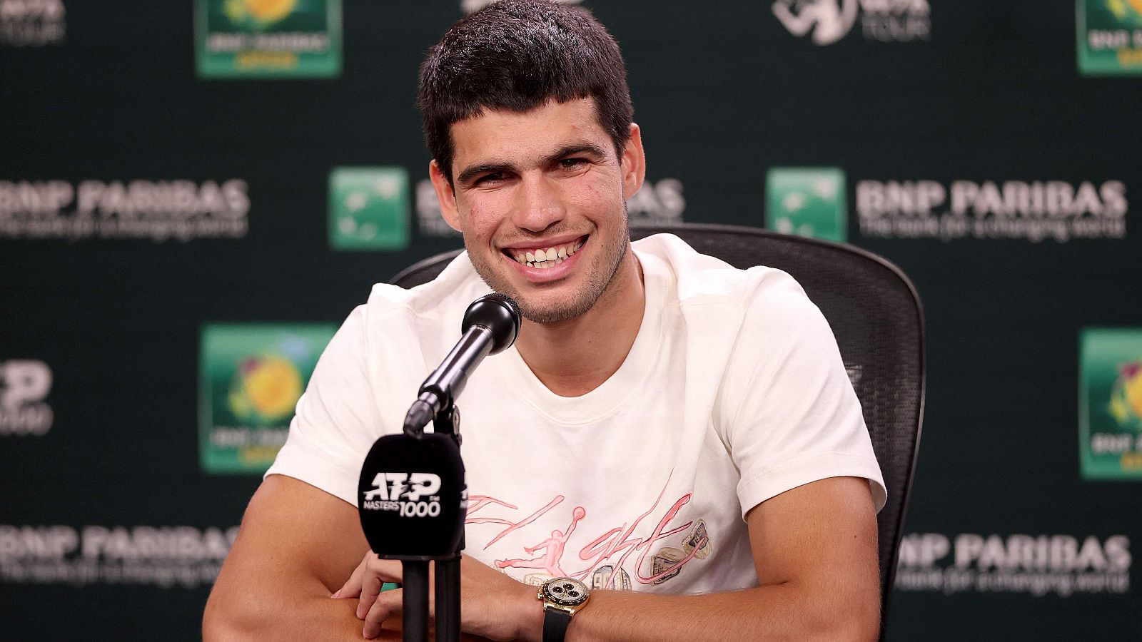 Indian Wells, algo "especial" para el vigente campeón Alcaraz | Ver