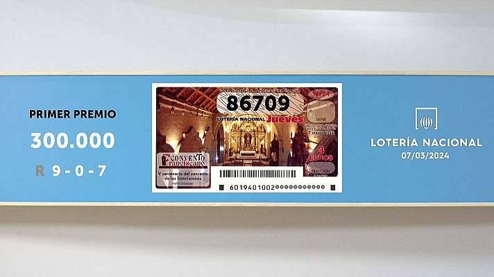 SELAE - Sorteo de la Lotería Nacional del 07/03/2024