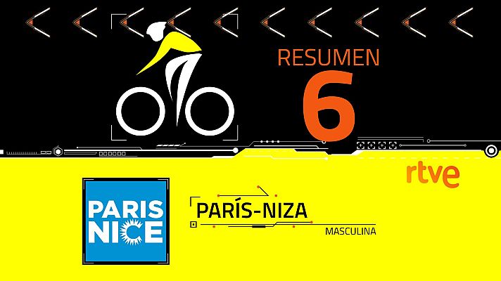 Ciclismo - París - Niza 2024 | Resumen de la sexta etapa con circuito final en La Colle sur Loup