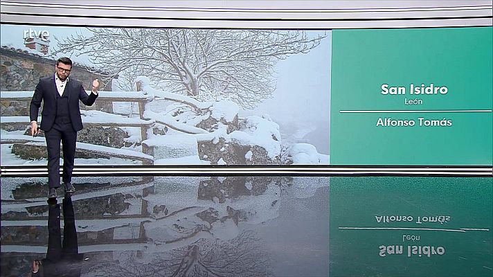 El tiempo - Nevadas significativas en montañas de la mitad norte y del sudeste peninsular