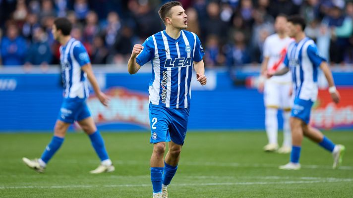 Resúmenes de LaLiga - Alavés - Rayo: resumen partido de la 28ª jornada | Primera