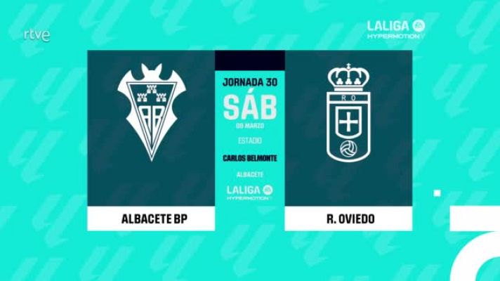 Resúmenes de LaLiga - Albacete - Real Oviedo: resumen del partido de la 30ª jornada de Liga | Segunda