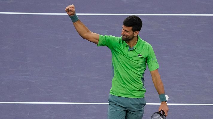 Tenis - Djokovic pasa de ronda en Indian Wells; Carballés y Davidovich, eliminados