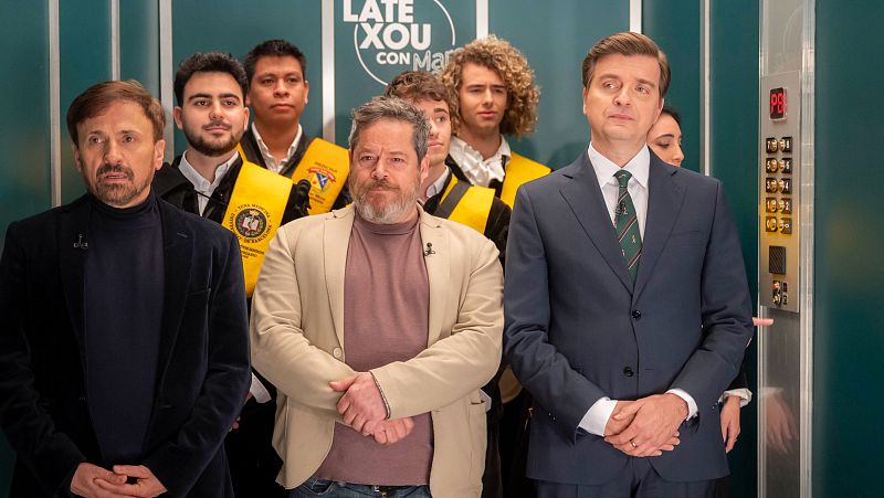 En el ascensor del Late Xou con Jorge Sanz y José Mota - VER AHORA - Late Xou con Marc Giró | Ver