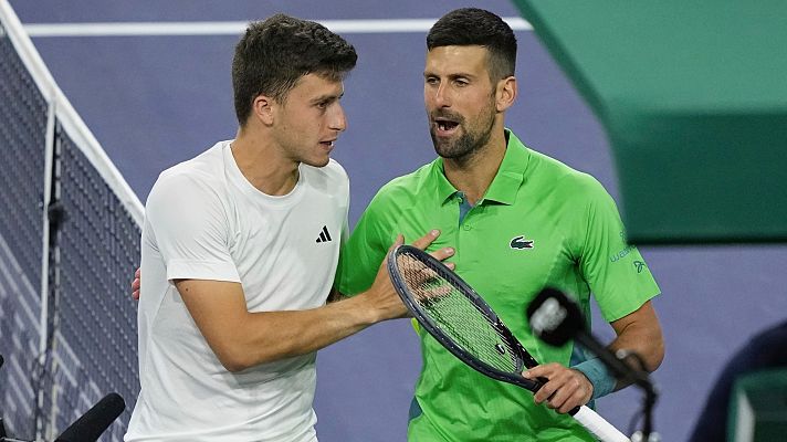 Telediario 1 - Nardi, nº 123 del mundo, elimina a Djokovic en Indian Wells