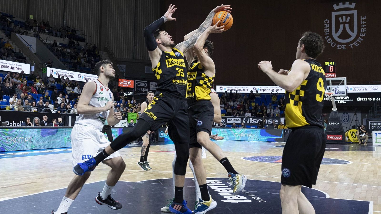 Baloncesto - Champions League. 1/8 Final: Lenovo Tenerife - Pinar Karsiyaka - ver ahora