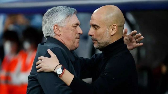 Telediario 1 - Ancelotti y Guardiola se elogian mutuamente antes de su enfrentamiento en los cuartos de Champions