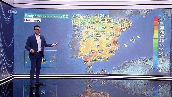 El tiempo - En Canarias se esperan cielos poco nubosos o despejados