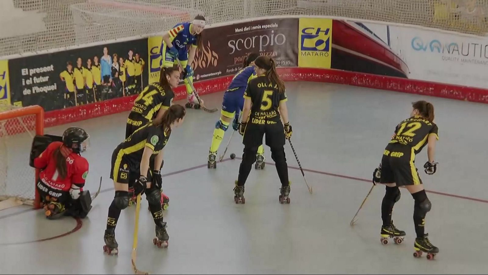 Hockey patines - OK Liga Iberdrola femenina. 19ª jornada: Leadergrip CH Mataró - Igualada Femení Grupo Guzmán - ver ahora