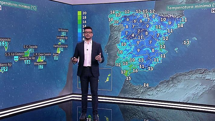 El tiempo - Es probable calima en Canarias, nieblas matinales en el noroeste peninsular y litorales mediterráneos, sin descartar nieblas costeras en Tarragona