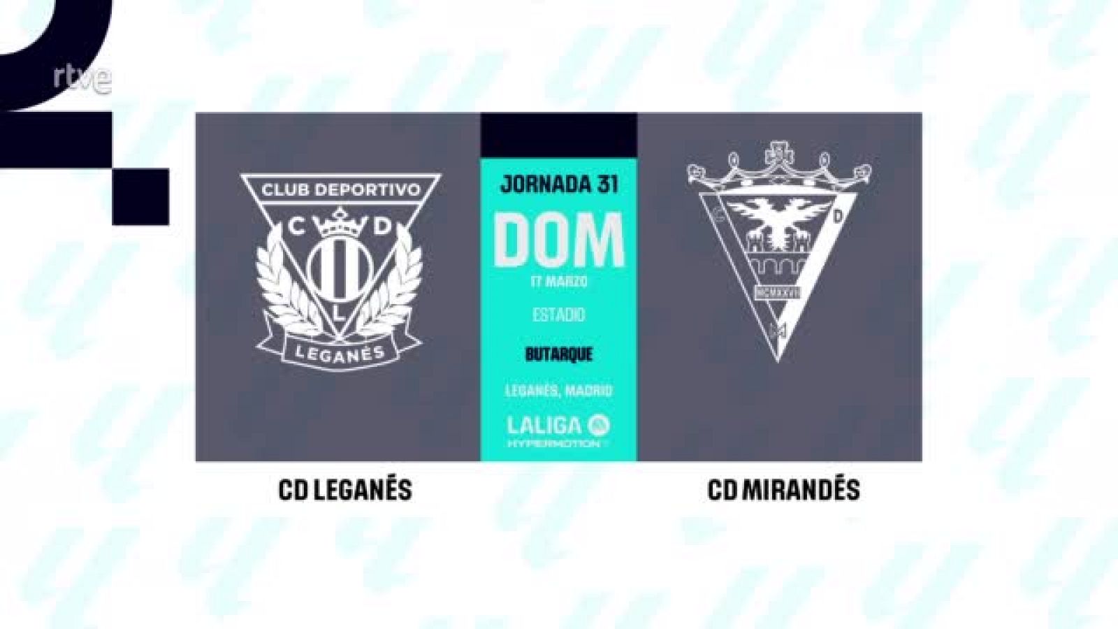 Leganés - Mirandés: resumen del partido, 31ª jornada. Ver en RTVE Play.