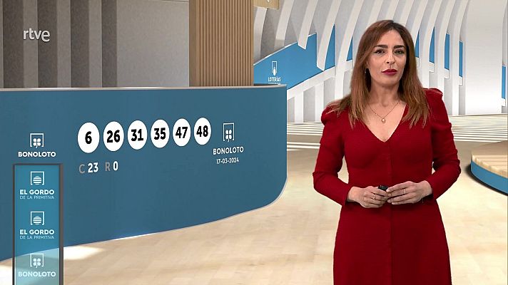 Loterías - Sorteo de la Bonoloto y El Gordo de la Primitiva del 17/03/2024