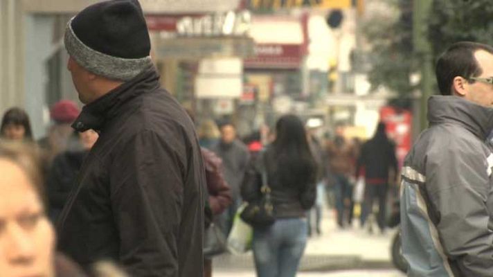 Telediario 1 - Preocupados por el paro