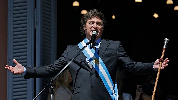 Telediario 1 - Javier Milei cumple 100 días como presidente de Argentina