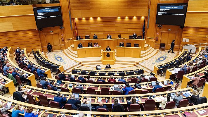 Telediario 1 - El informe de los letrados del Senado sobre la ley de amnistía recrudece el choque entre el Gobierno y la oposición