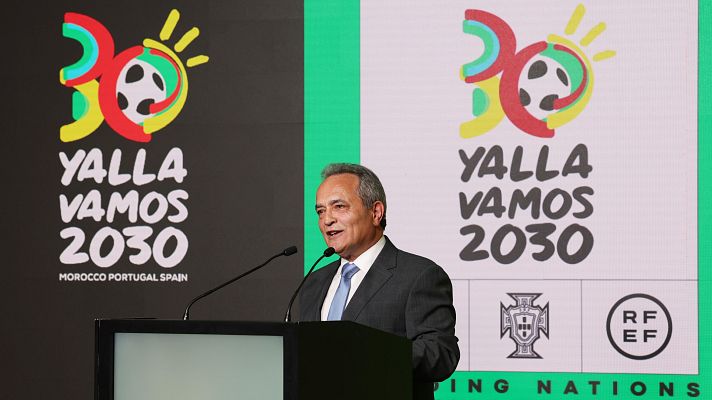 Telediario 2 - 'Yalla, vamos': el eslogan con el que avanza el Mundial 2030