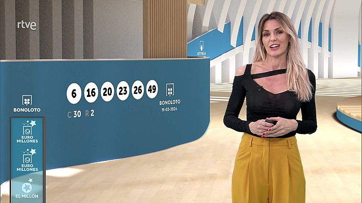 Loterías - Sorteo de la Bonoloto y Euromillones del 19/03/2024