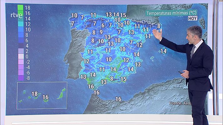 El tiempo - Chubascos y tormentas en norte y centro peninsular