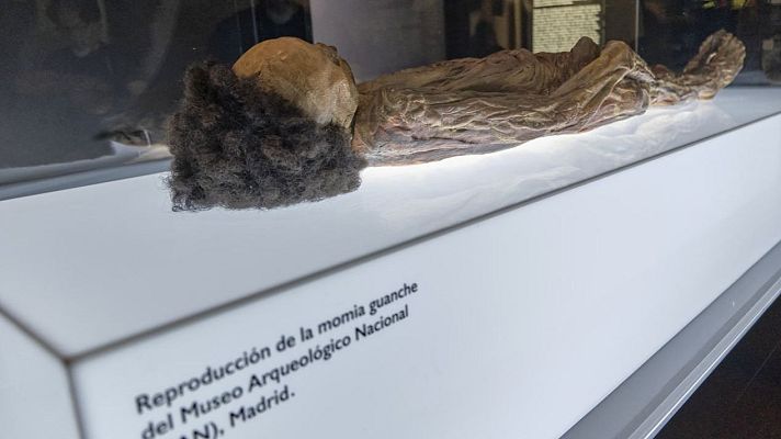 Telediario 1 - Canarias pide el regreso de su momia guanche exhibida en el Museo Arqueológico Nacional