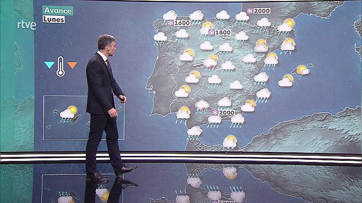 El tiempo - Viento fuerte en Canarias, Estrecho, Alborán, litorales de Galicia y del sureste peninsular
