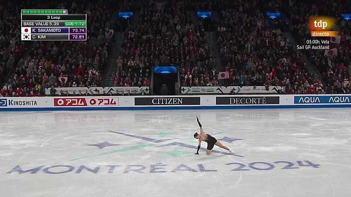 Patinaje sobre hielo - Campeonato del Mundo. Programa libre Femenino Grupos 3 y 4