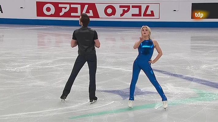 Patinaje sobre hielo - Campeonato del Mundo. Programa danza rítmica Grupos 7 y 8