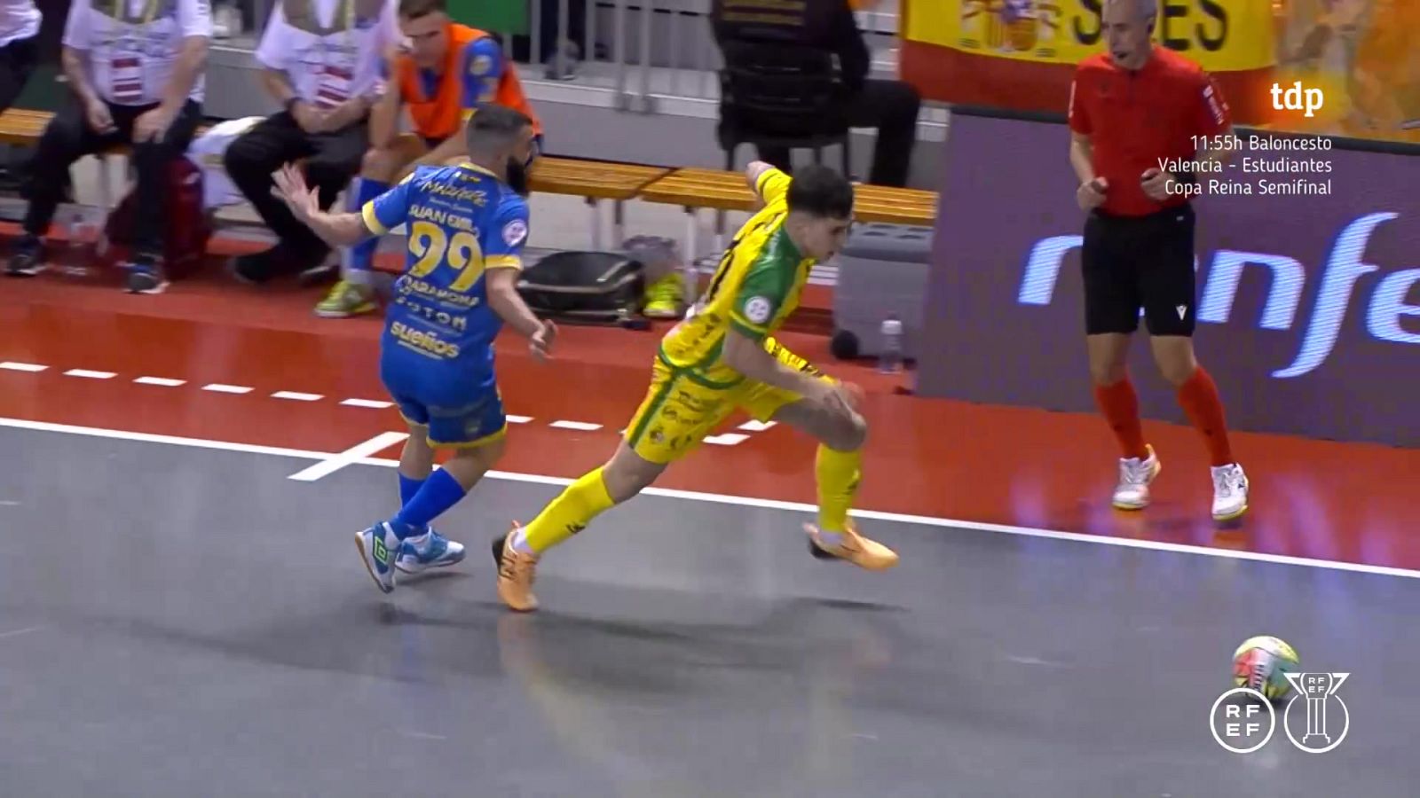 Fútbol Sala - Copa de España. ¼ Final: Quesos El Hidalgo Manzanares - Jaén Paraíso Interior FS - ver ahora