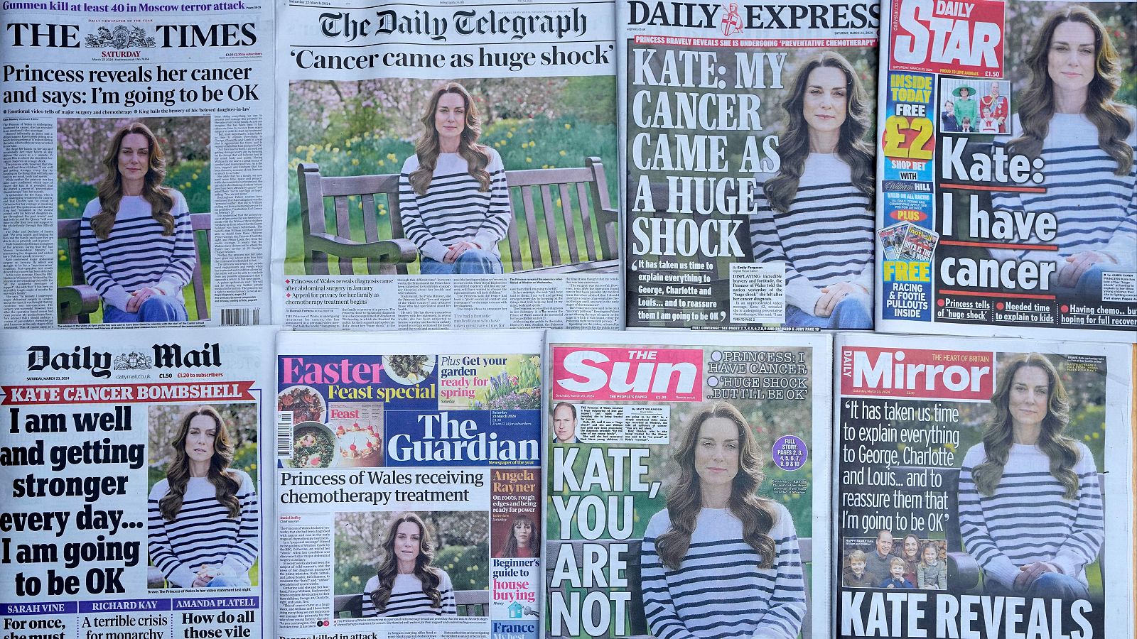 Kate Middleton copa todas las portadas británicas - Informativo 24h | Ver