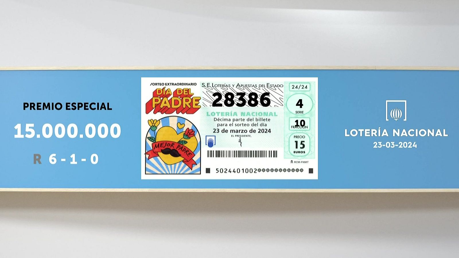 Sorteo de la Lotería Nacional del 23/03/2024 - Ver ahora