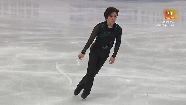 Patinaje sobre hielo - Campeonato del Mundo. Programa libre Masculino Grupos 3 y 4