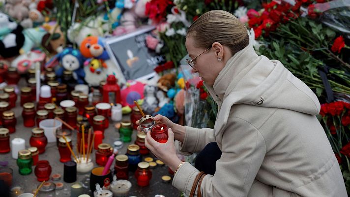  - Día de luto en Rusia por las víctimas del atentado en Moscú