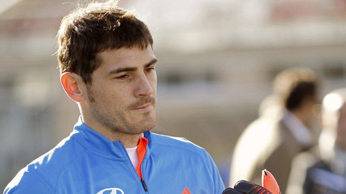 Telediario 1 - Casillas habla del próximo rival europeo del Madrid