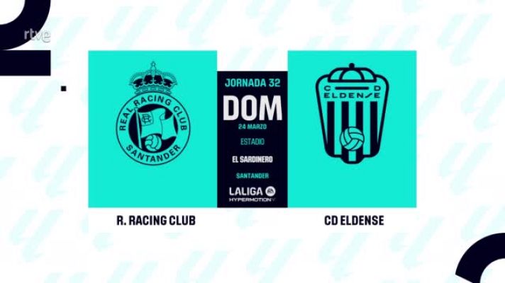 Resúmenes de LaLiga - Racing - Eldense: resumen del partido, 32ª jornada | Segunda