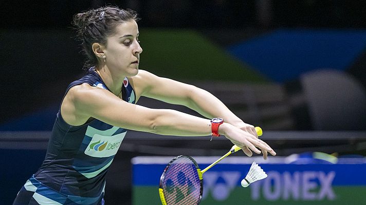 Bádminton - BWF World Tour Super 300 Swiss Open.  Final Individual Femenina: Carolina Marín - Gregoria Mariska Tunjung