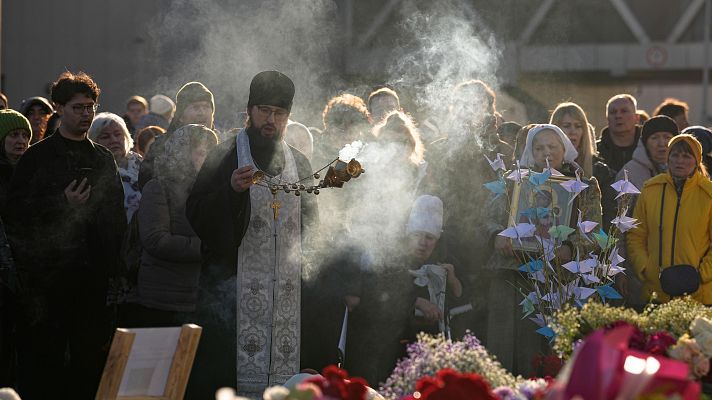 Telediario 1 - Homenajes en honor de las víctimas del atentado del Crocus City Hall