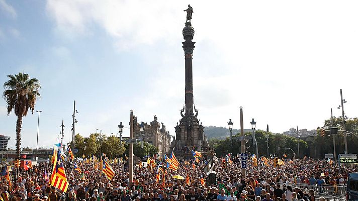 Telediario 1 - El PSOE niega que esté negociando un referéndum con ERC y el PP lo pone en duda
