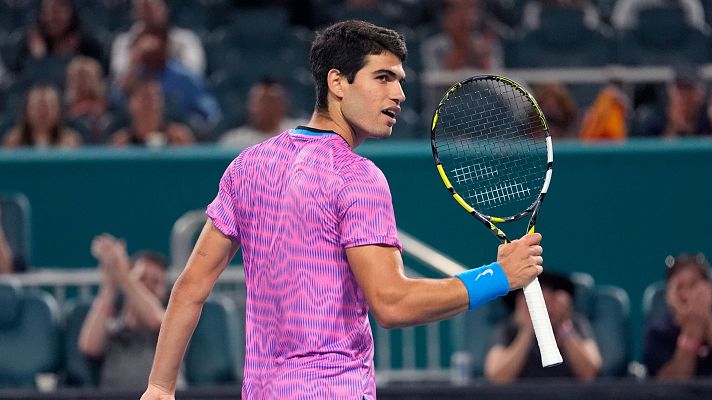 Telediario Matinal - Alcaraz gana a Monfils y avanza a octavos de Miami